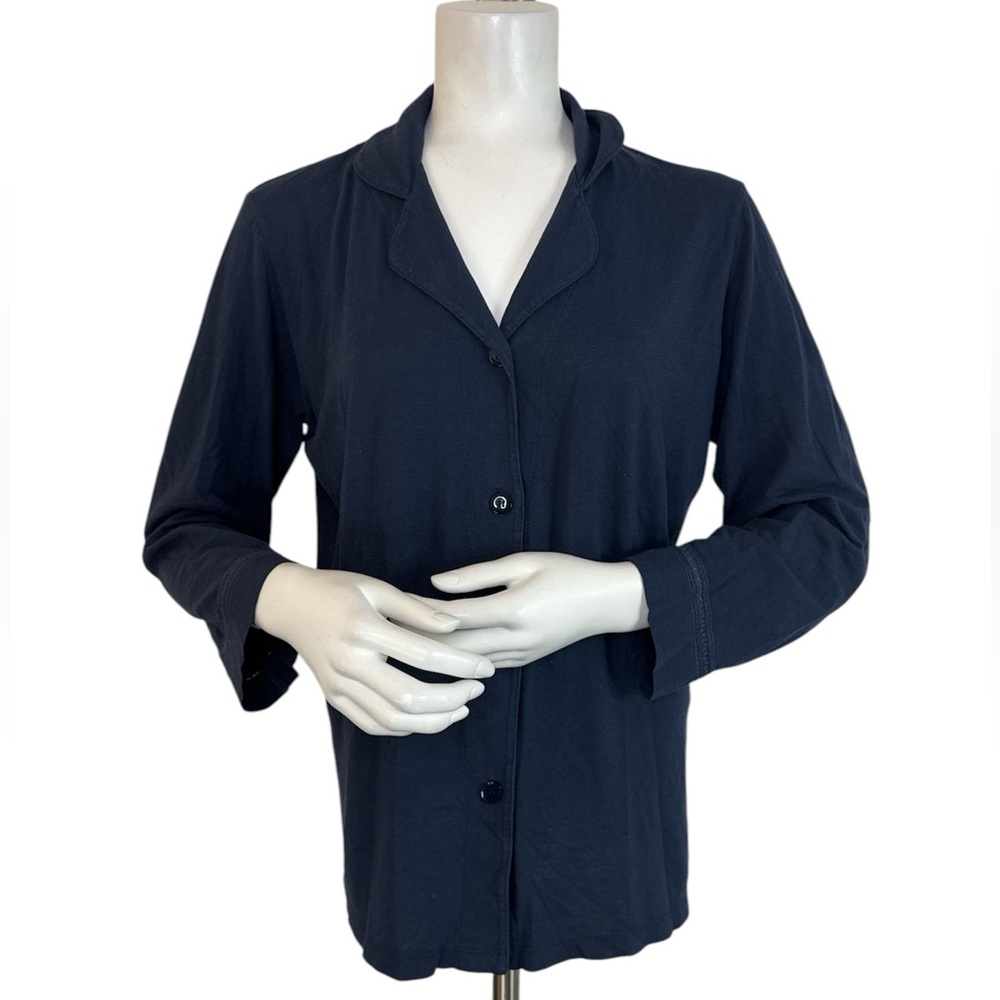 Cosabella Women's Blue Button-Up PJ Top